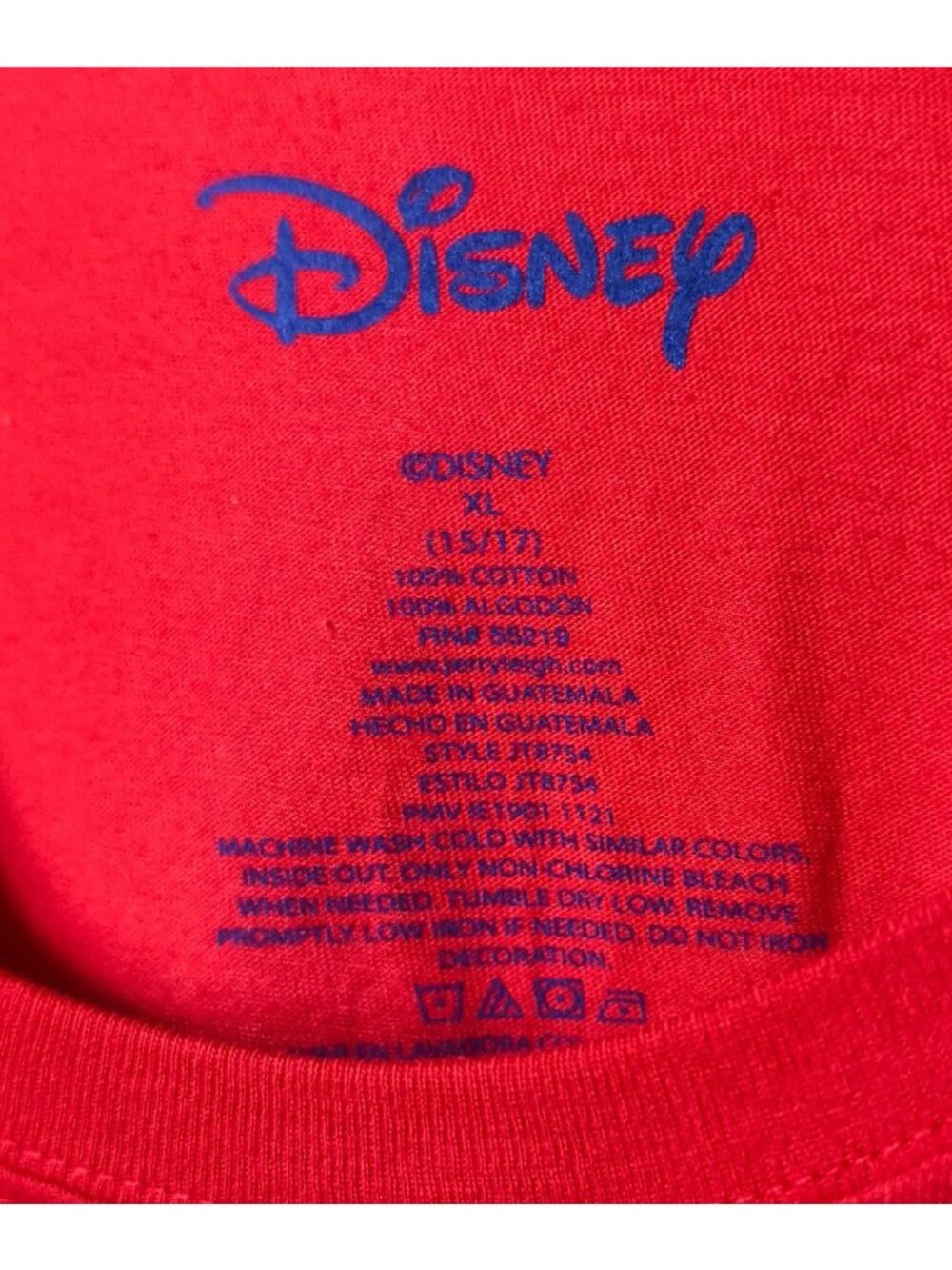 Disney Minnie Mouse Girls XL Graphic Tee Red Polka Dot Casual Short Slv New - Picture 5 of 7